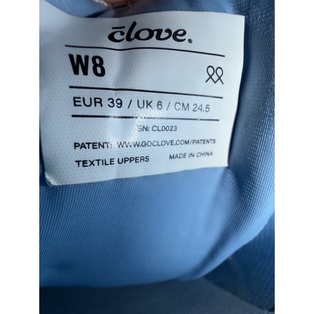 Clove Women's 8 White Blue‎ Nursing Healthcare Shoes Comfort Sneaker EU39 - Picture 7 of 8